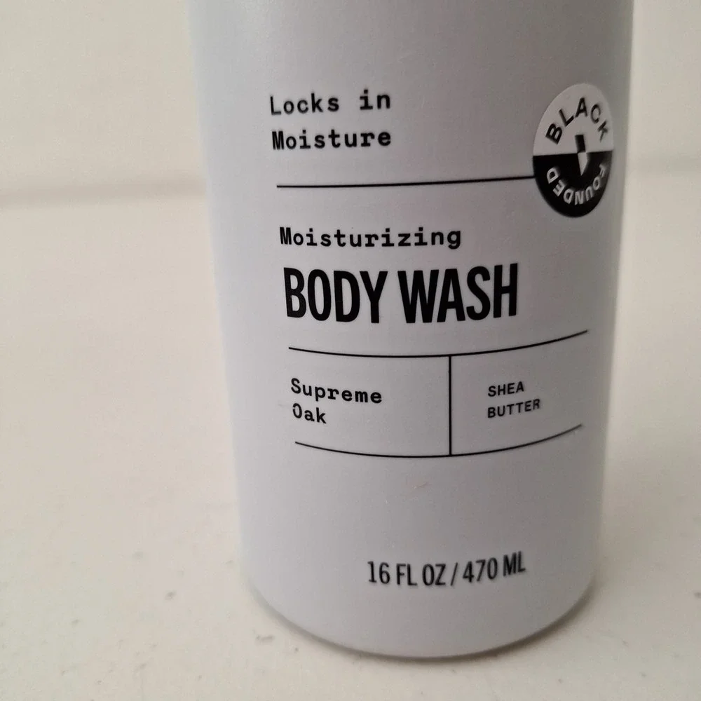 BEVEL Moisturizing Body Wash for Men *SUPREME OAK* Shea‎ Butter 16 fl oz.